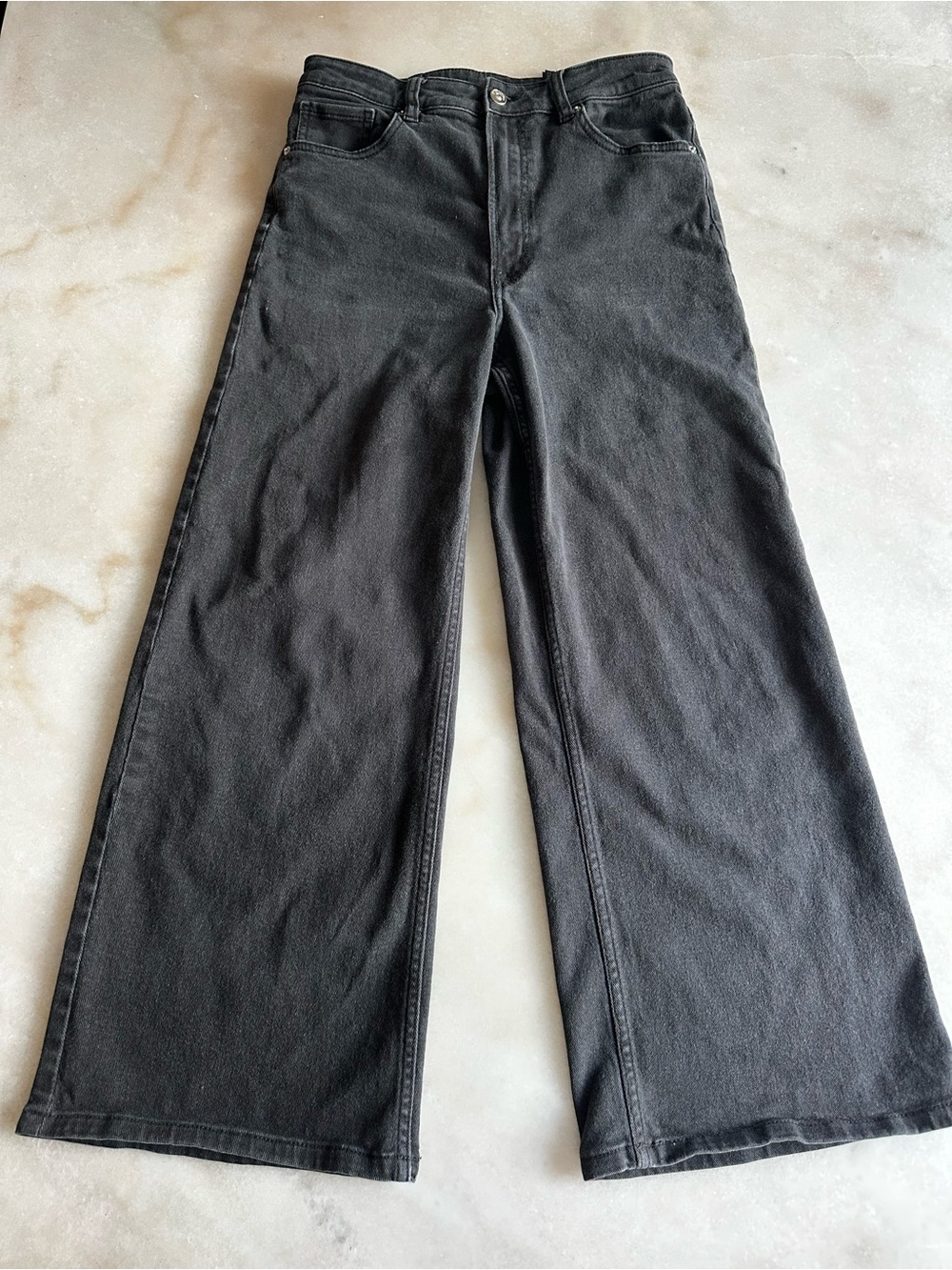 Divided High-Waist Wide Leg Women's Jeans